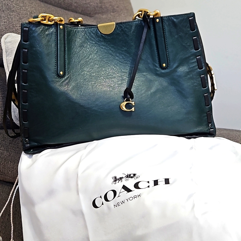 Coach Dreamer 36 Rare Hunter Green Bag